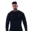 Mens Black Long Sleeve T-Shirt