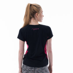 Womens Black Fitted T-Shirt
