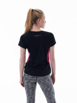 Womens Black Fitted T-Shirt