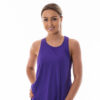 Womens Purple Loose Fit Vest