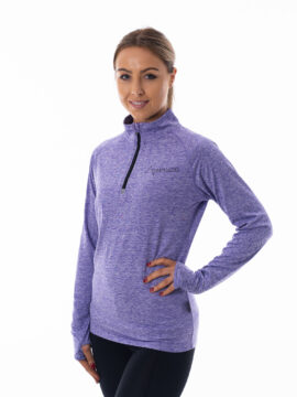 Womens Purple 1/4 Zip