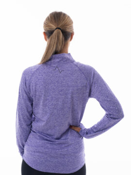 Womens Purple 1/4 Zip