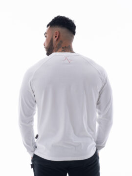 Mens White Long Sleeve T-Shirt
