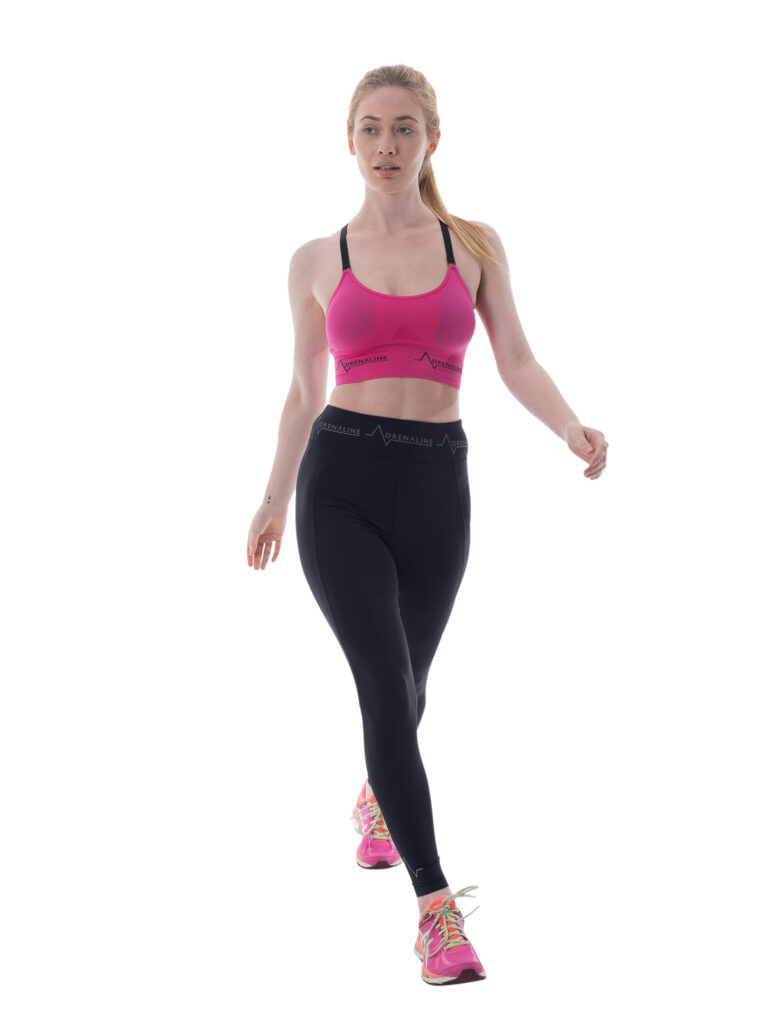 Meditate Pink Padded Sports Bra – Epic Arc Wear