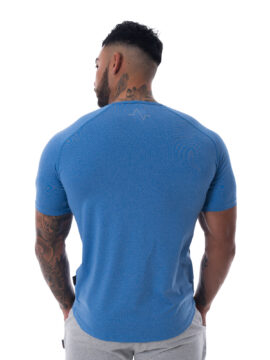 Mens Blue Tech T-Shirt