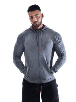 Mens Graphite Grey Tech Hoodie